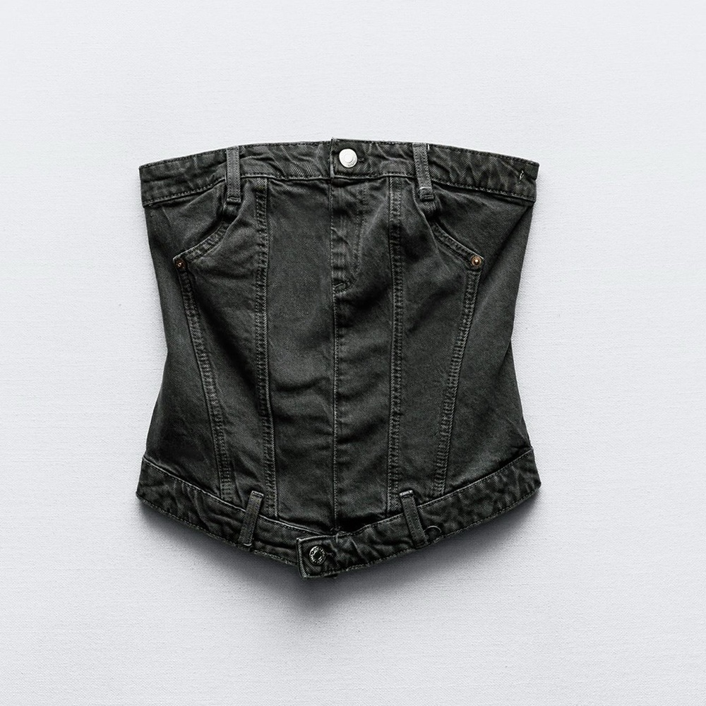 Denim Corset